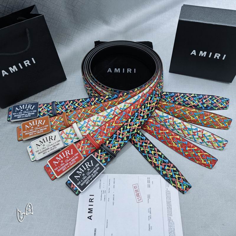 Amiri belt 38mmX90-125cm lb80